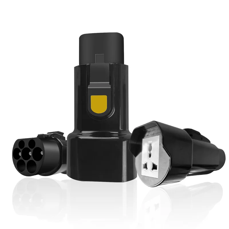V2L Adapter GBT to Schuko, 16A 220V EV Discharge Adapter for Outdoor Camping  Emergency Power