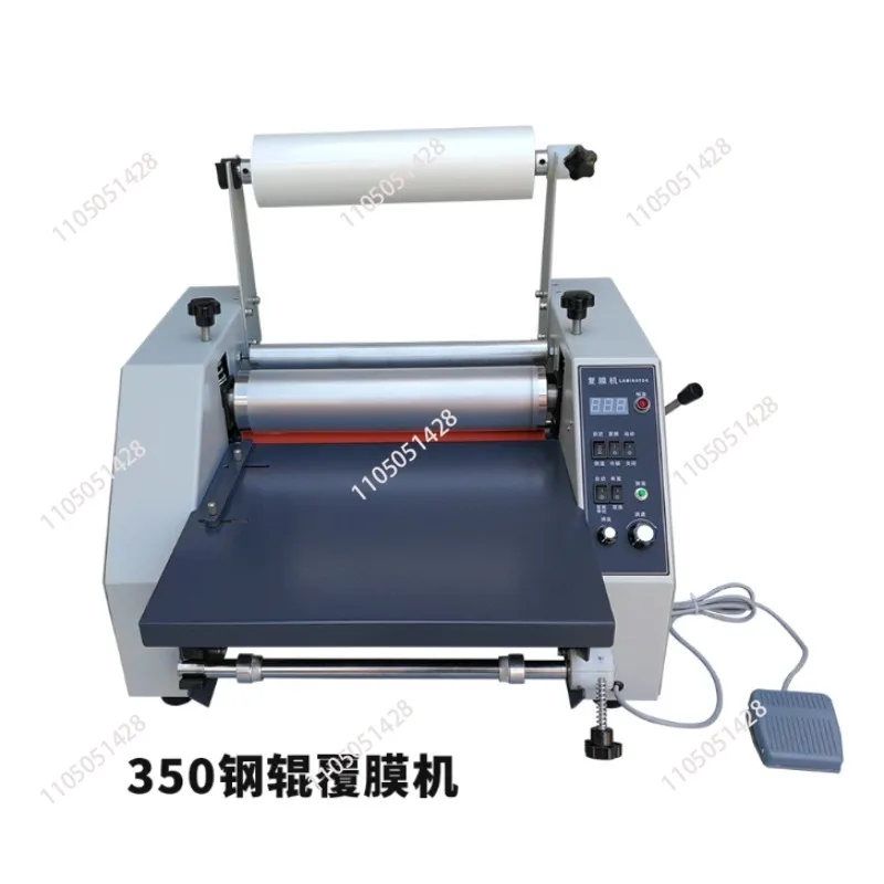 350 Steel roll laminating machine, high-speed laminating machine, automatic laminating roller, adjustable speed