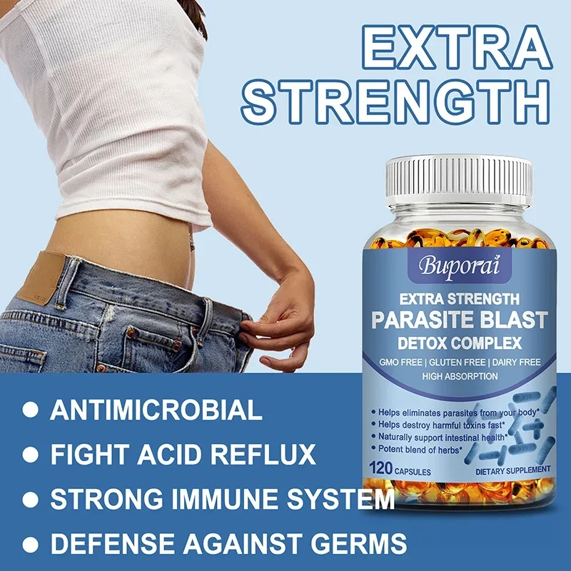 Parasite Blast Detox Complex - Promotes Intestinal Health, Metabolism, Digestive Health, and Improves The Immune System