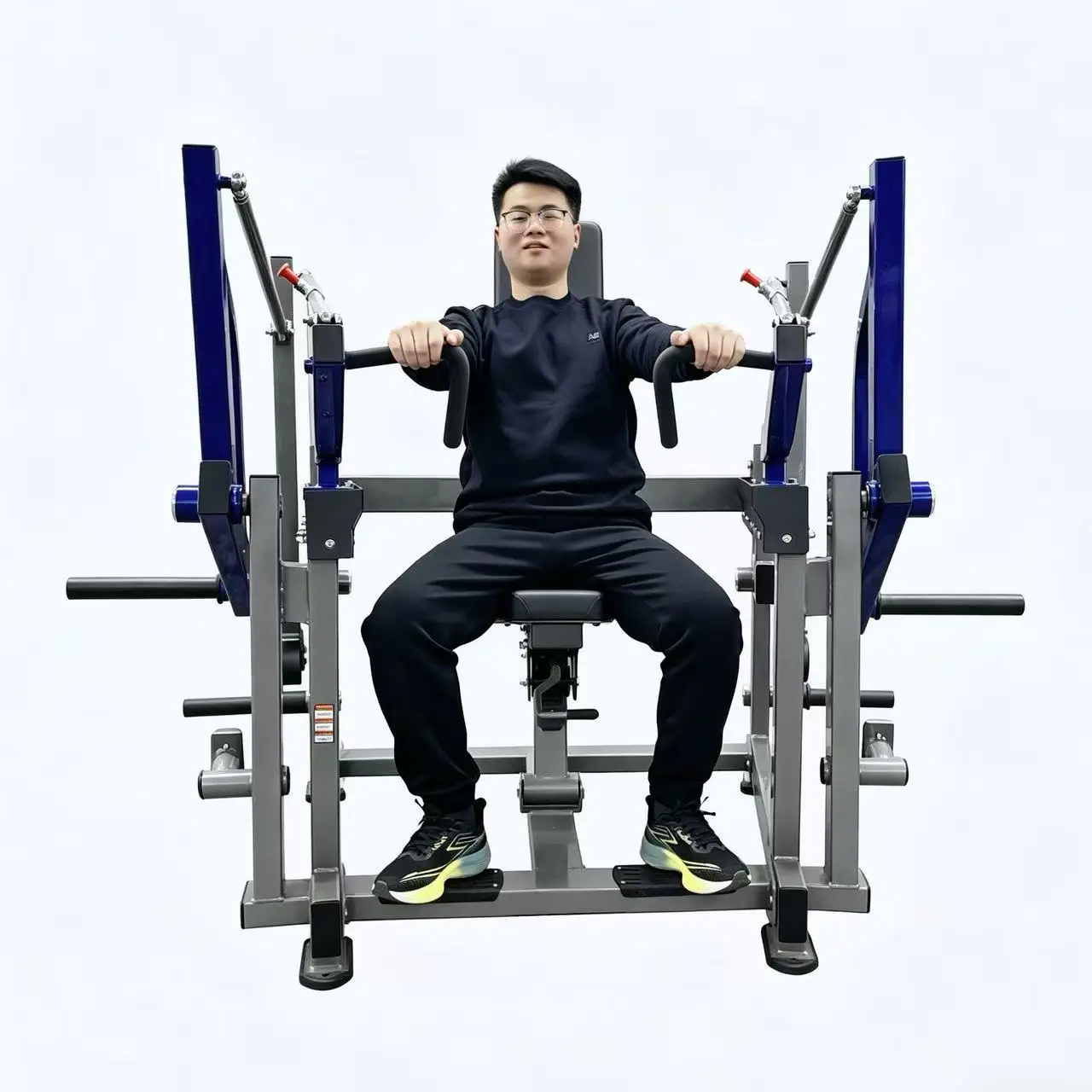 2025 Steel Independently Developed Innovative Professional On-board Smith Machine Bench Press Safety Commercial Use Arms Back