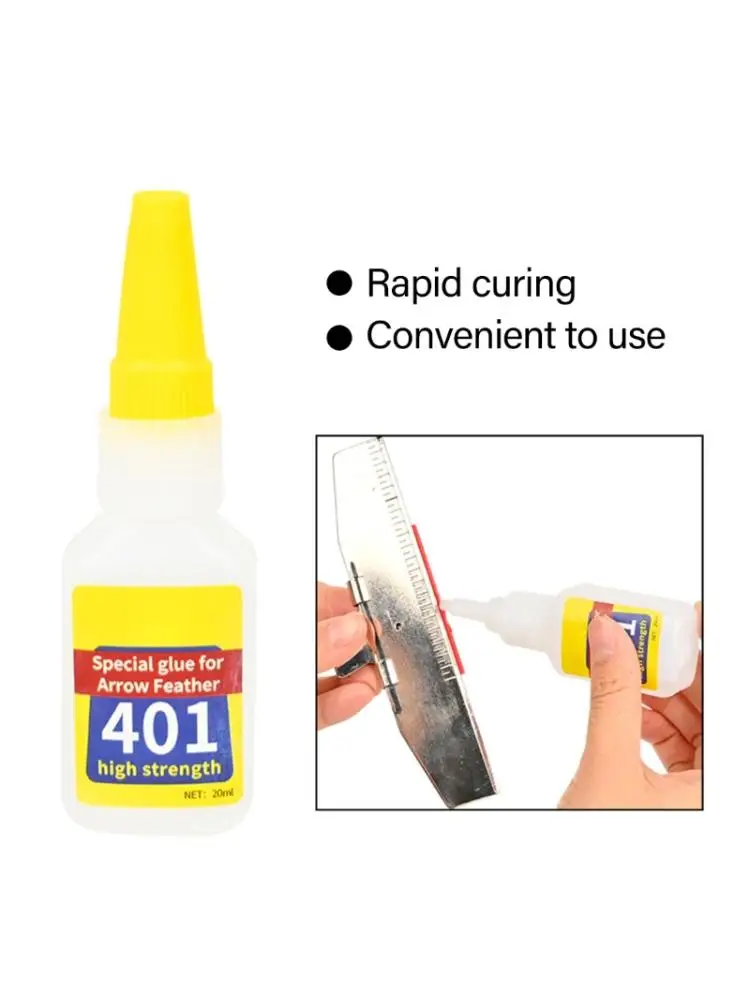 20 flèche fletching adhésif colues liaisons haute résistance Fletches outil pâte pâte rapide colle pour l