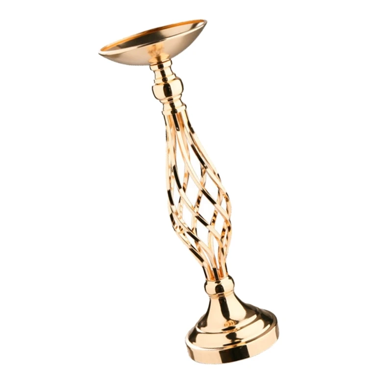Metal Flower Arrangement Stand Wedding Flower Centerpieces Elegant Flower Vase Candelabra Holders for Home Decors