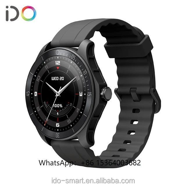 

TJXL-Electronic Products 1.38" TFT Round Screen Calling IP68 Waterproof Fitness Tracking Smart Watch for Android IOS