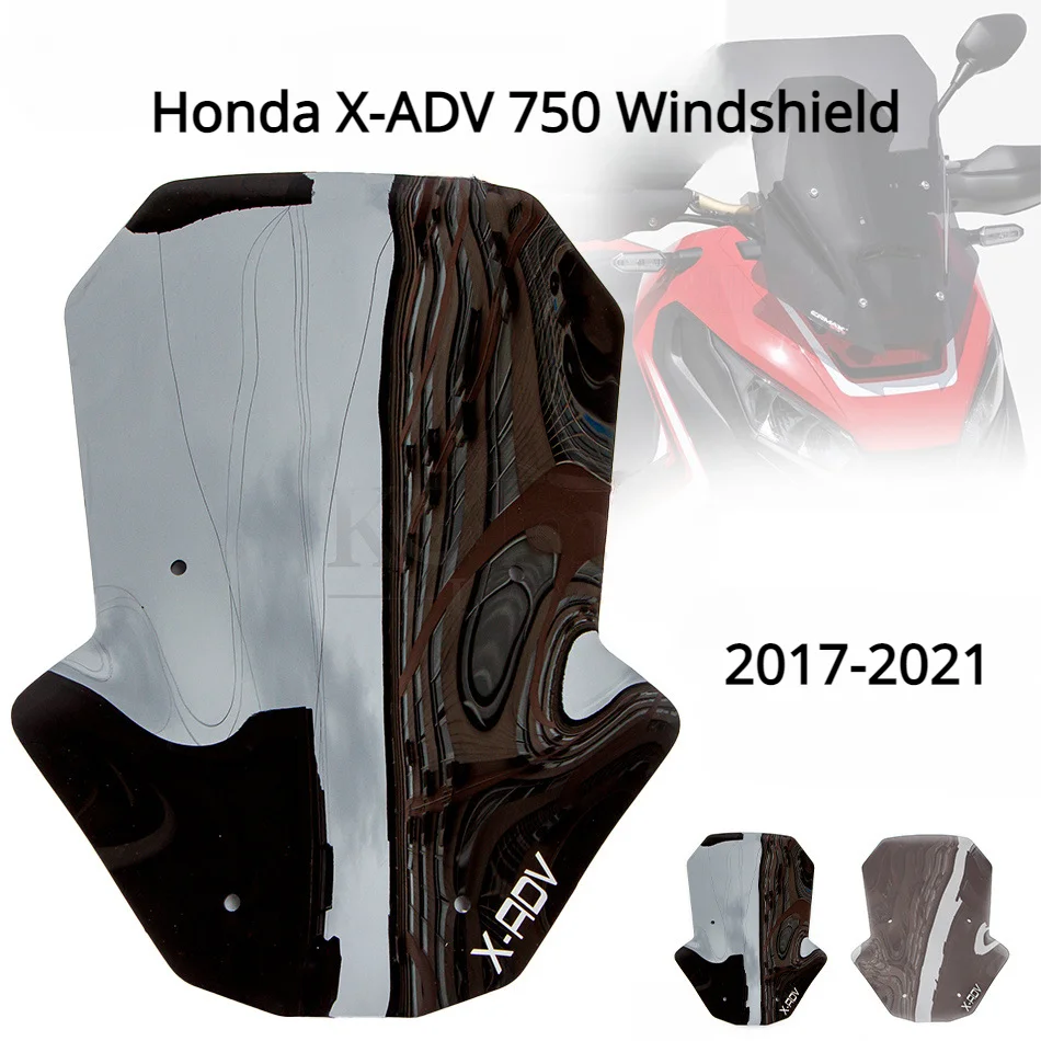 For Honda X ADV 750 17-21 Motorcycle Front Fairing Accessories Windshield Windscreen Deflector XADV 750 2017 2018 2019 2020 2021