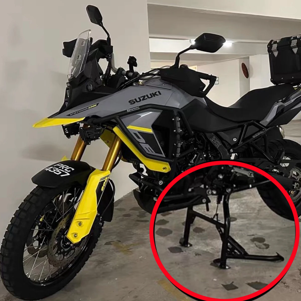 

Kickstand Center Parking Support Bracket For SUZUKI V-STORM 800DE VSTROM 800DE/SE/RE V-strom 800de 2022-2024 Kickstand Middle