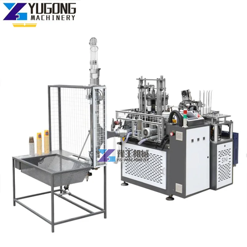 Business Machine 2023 Latest Fully Automatic Disposable High Speed Machine for Making Paper Cup for Sale