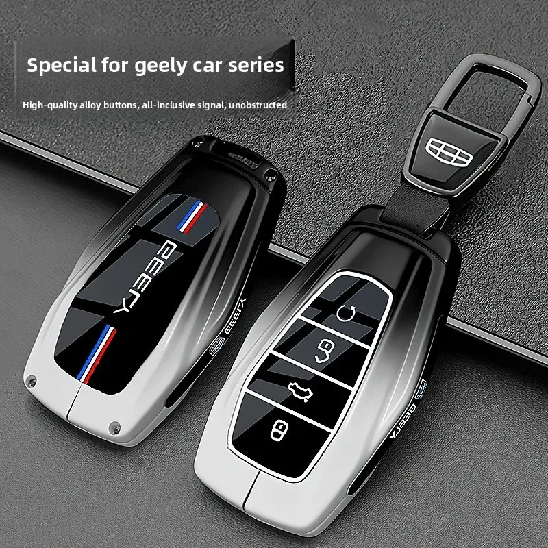 Car Remote Key Case Cover Protect Shell Bag For Geely Coolray X6 X7 Geometry C Emgrand Global Kulrey Hawk GX7 Okavango NL3