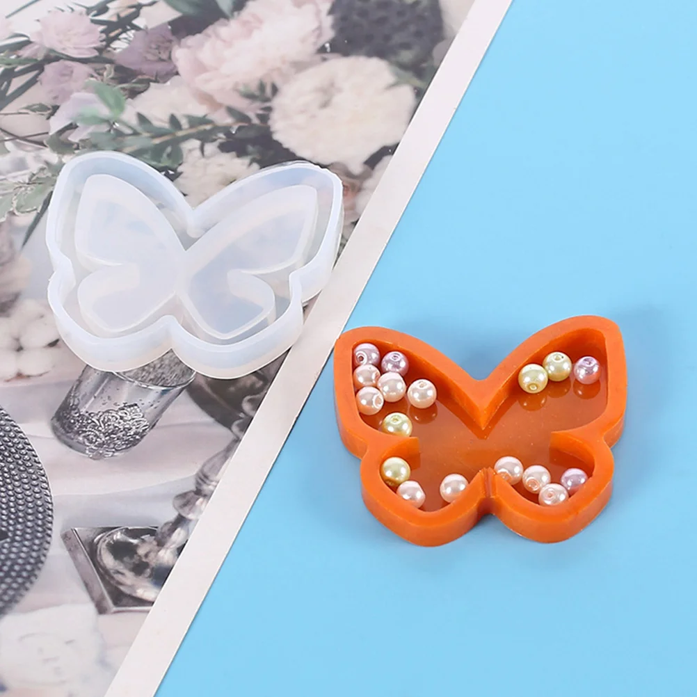 

5 pcs Silicone Storage Box Molds Creative Crystal Epoxy Mold For Diy Crafts Durable Reusable Manual Mold Jewelry Accessories