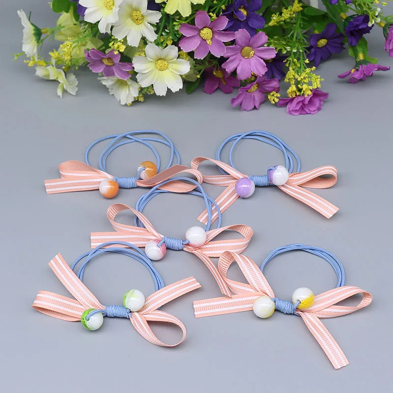 velvet scrunchie pack Hair Bows hair ties cute elastic hair bands headwear hair rubber band for women's hair accessoires G04-1