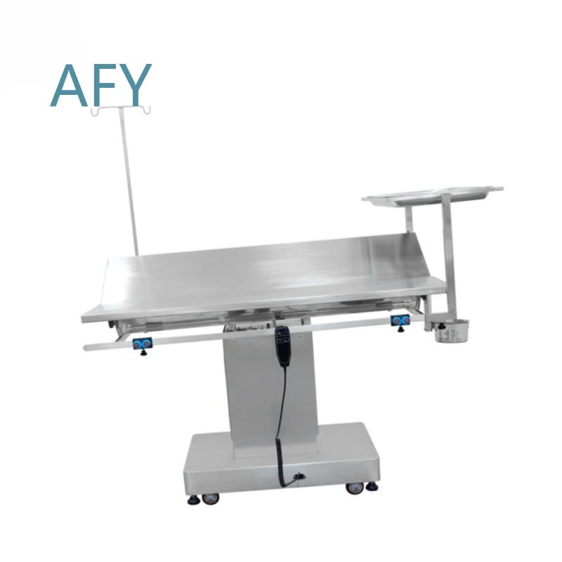 Multifunction Pet Operating Table for Dogs Cats Stainless Steel Electric Lifting Veterinary Surgery Table Animal Hospital