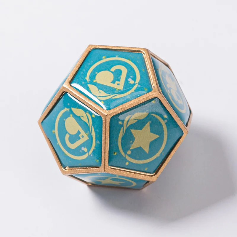 3 Typs Game Honkai: Star Rail Aventurine Dice Cosplay Prop Model Board Games Resin Accessories Xmas Gift
