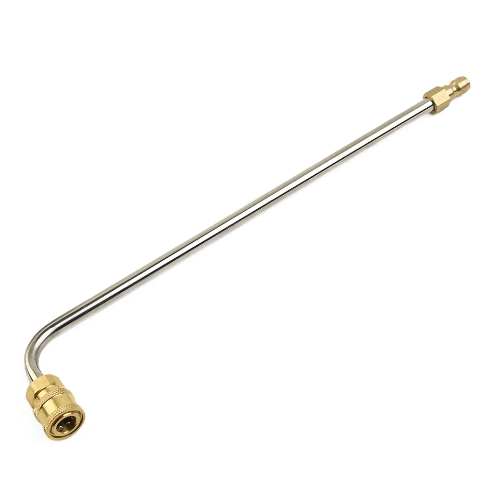 Washer Kit Turbo Nozzle Extension Wand High Pressure Spray Nozzle 1/4 Quick Connect Bent Rod Cleaner Accessories Easy Connect