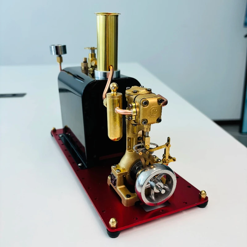 RW-BL1K Retro Steam Engine Boiler Model Assembly Kit - Steamship Heating Operation DIY Toy Gift