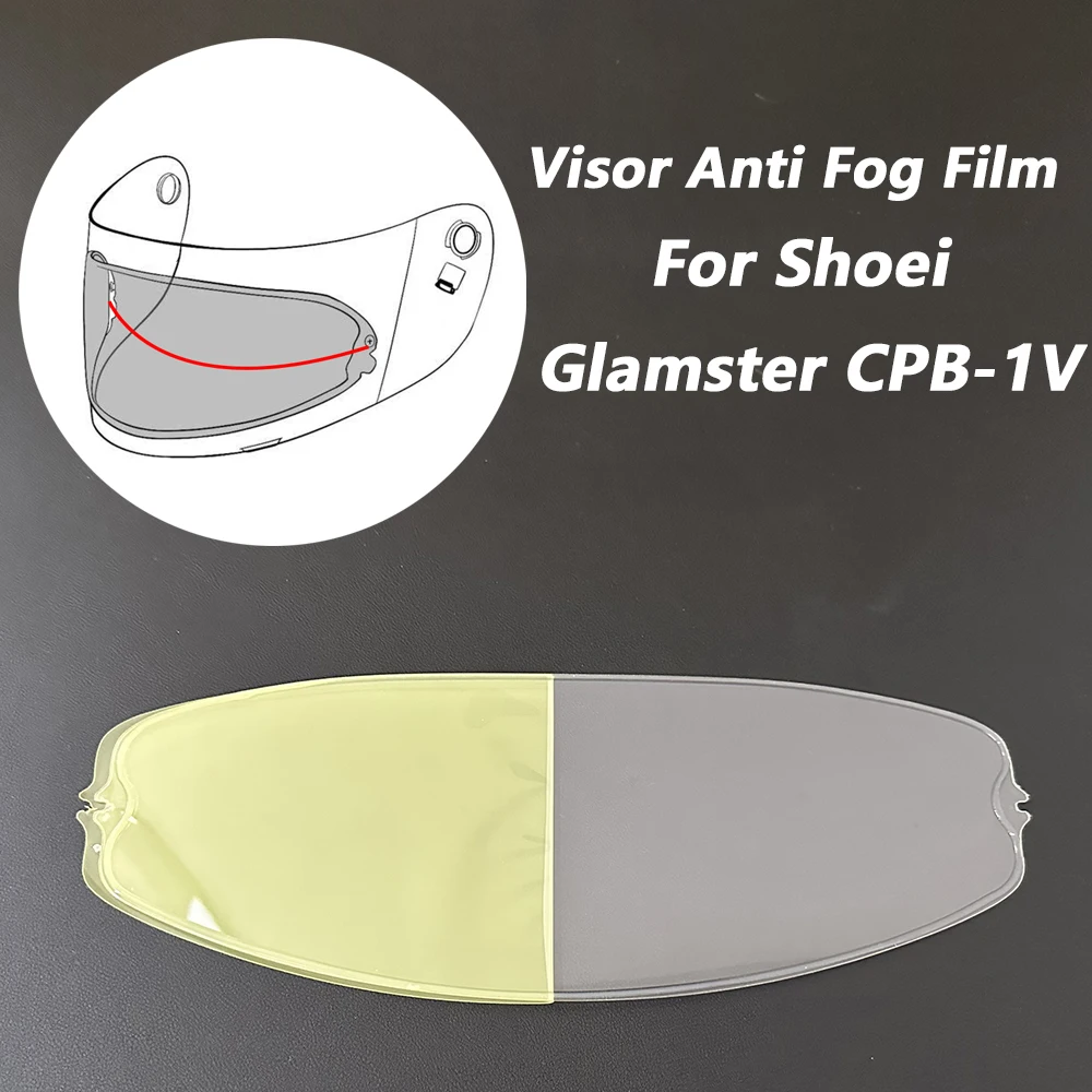 خوذة دراجة نارية قناع مضاد للضباب لواقي Shoei Glamster قناع شفاف مضاد للضباب #1