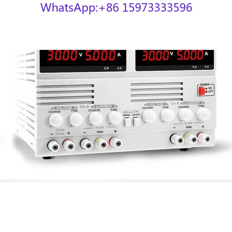 1pcs Two‑way Adjustable DC Regulated Power Supply Digital Display for Maintenance Experiment Mobile Notebook Repair Spare Parts