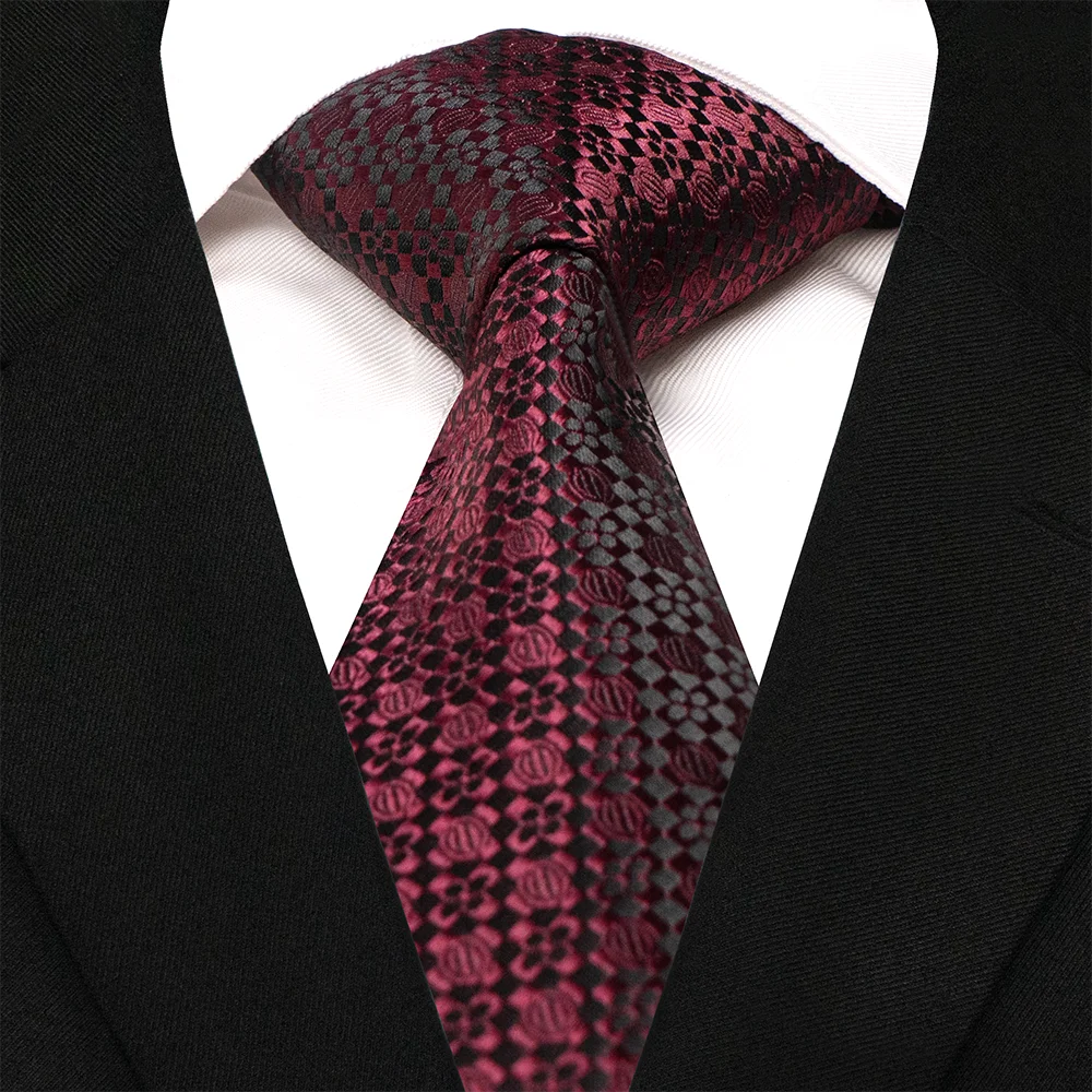EASTEPIC 8 cm elegante gestreifte Krawatten für Herren, Herren-Accessoire, karierte Krawatte, Paisley-Krawatte, Blumenmuster, für formelle Anlässe, Hochzeitsgeschenk – Detail 39