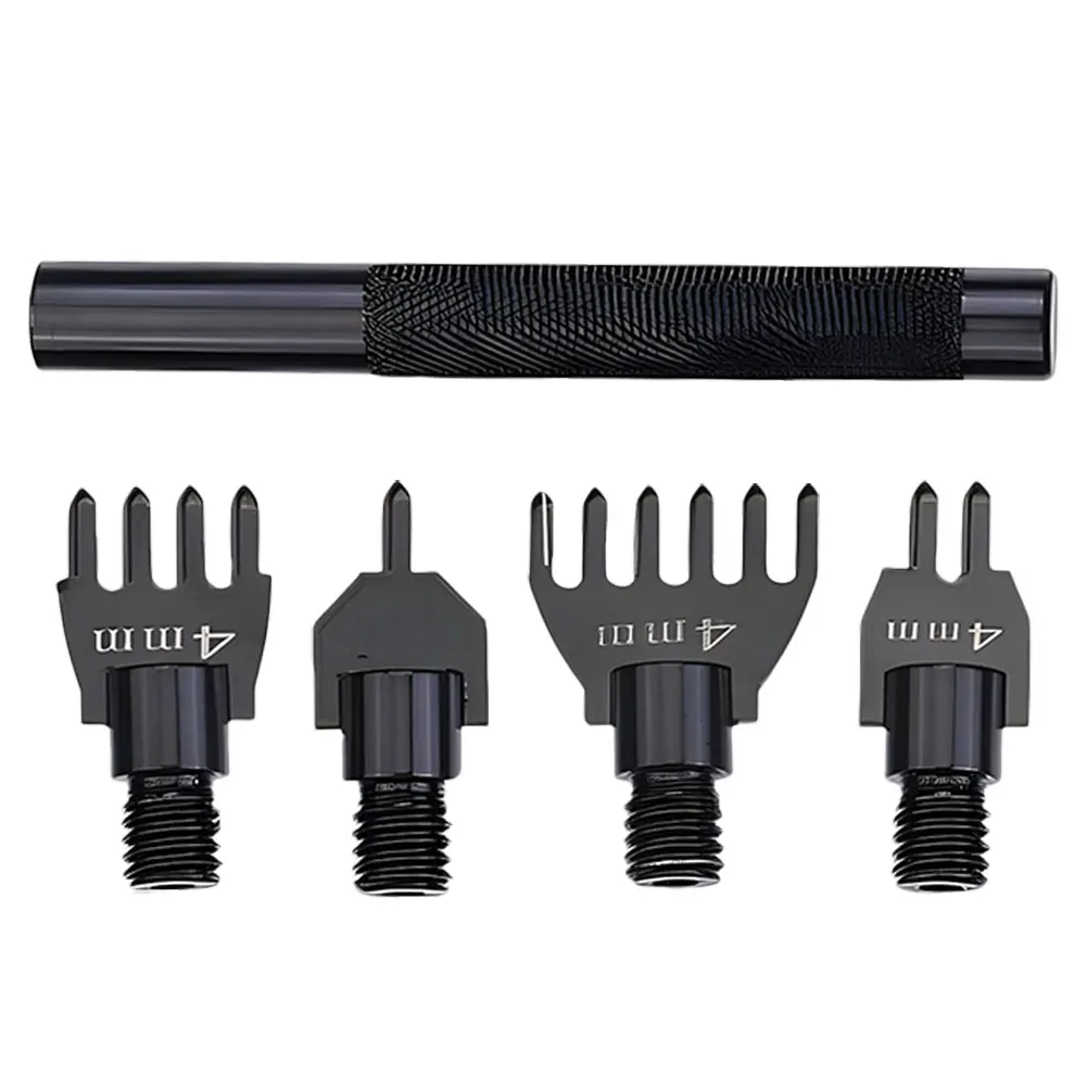 

1 set Punching Assist Tools Claw Tooth Acute Edge Interchangeable Craft Chisel DIY Projects Portable Design