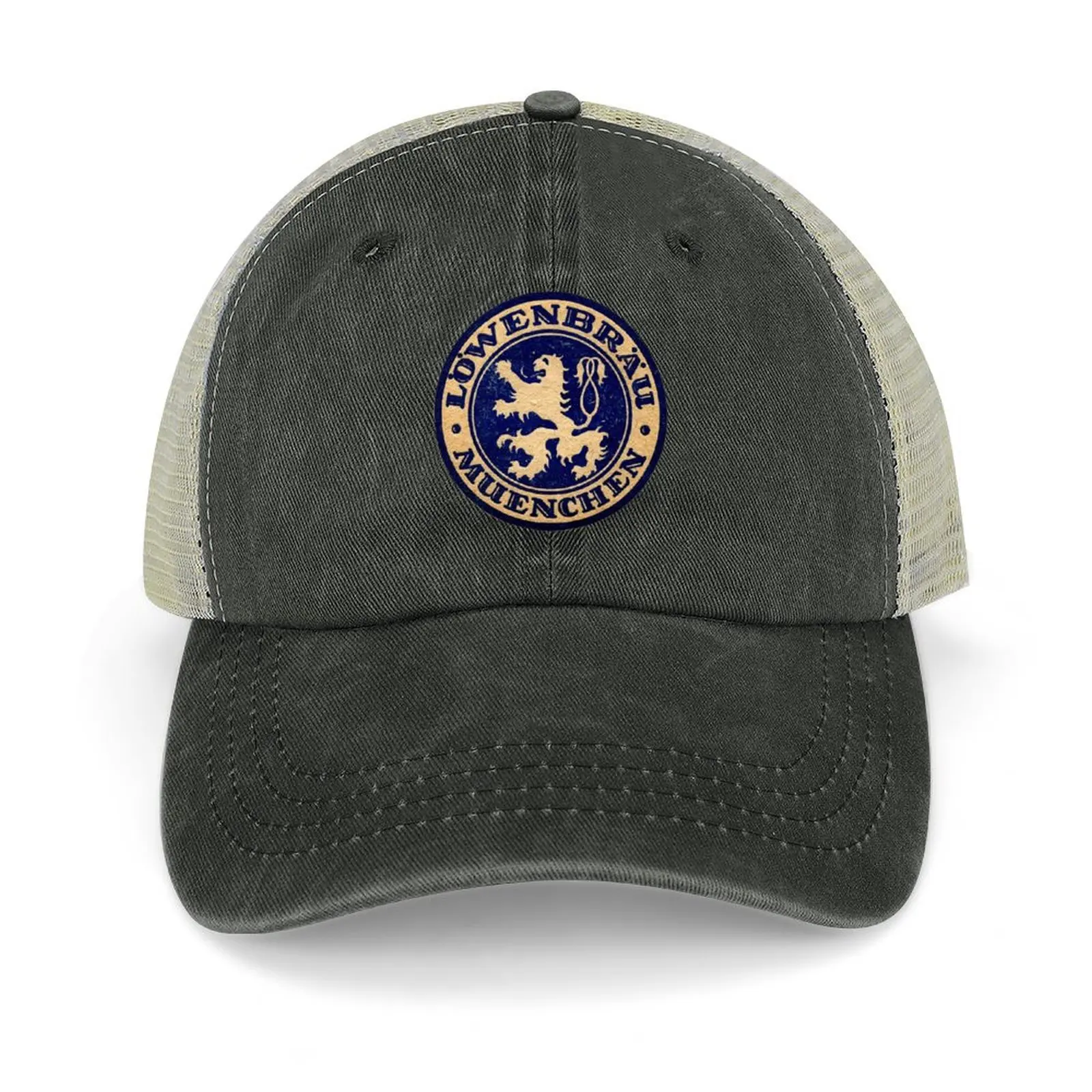 

Lowenbrau Muenchen Baseball Cap Hat Luxury Brand Luxury Cap hiking hat Women Men's