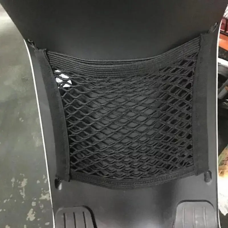 Bike Cargo Net High Strength Elastic Mesh Cargo Net With Motorcycle Net Storage Bag Motorcycle Net With Easy Installation