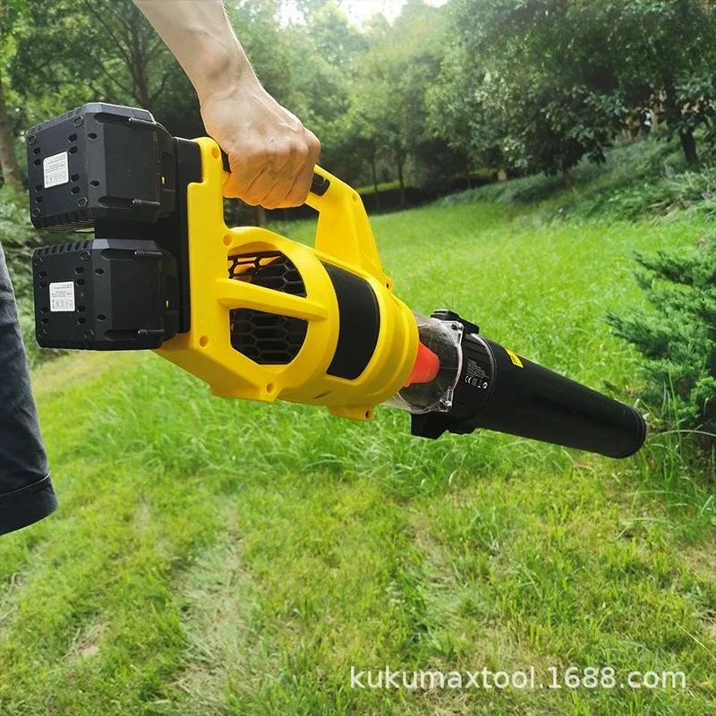 Rechargeable Hair Dryer Wireless Industrial Dust Removal and Ash Blowing Garden Leaf Blowing High Power Lithium Battery Blower