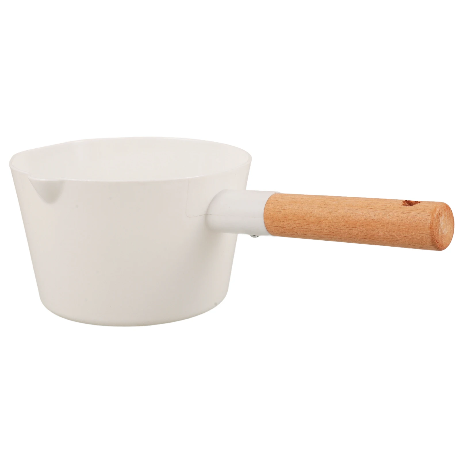 

1pc Wooden Water Scoop Large Capacity Kitchen Bathroom Ladle Spoon Reusable Easy Bathing Everyday Use Long
