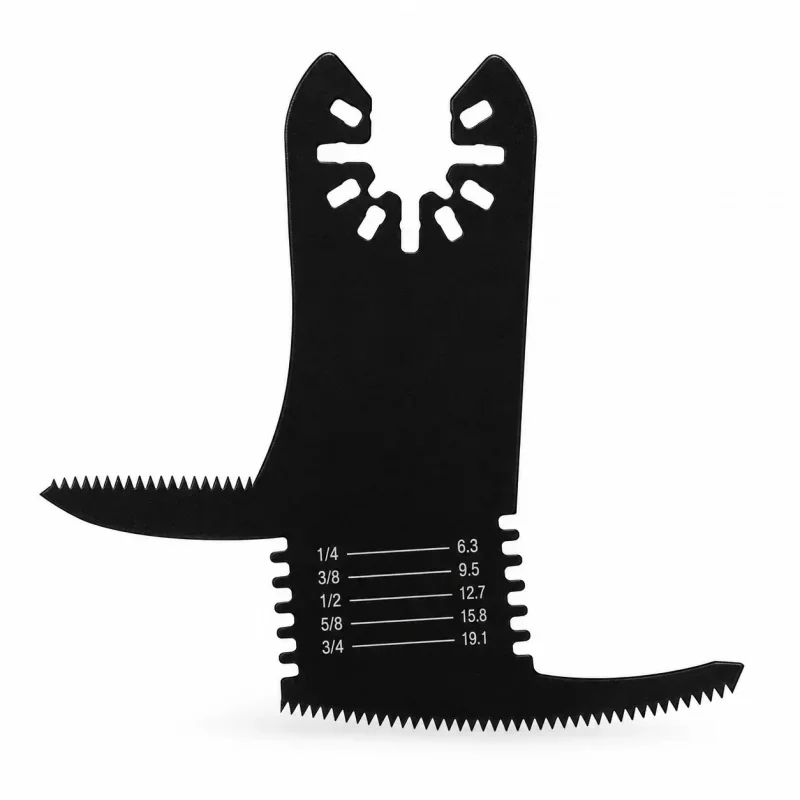 Double-Sided Oscillating Multi-Tool Saw Blade, Curved Hook Special-Shaped Swing Blade for Wall Cutting, Electric Tool