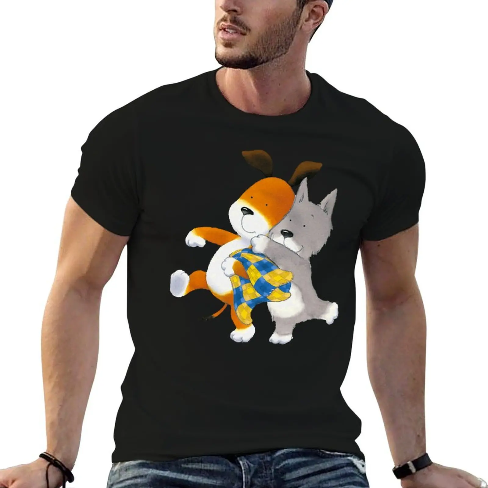 Kipper The Dog - Retro Children T-Shirt customizeds summer clothes big and tall t shirts for men