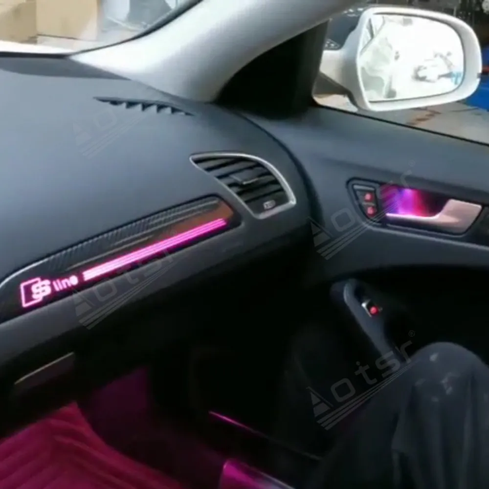 

Для Audi A4 2009 2010 2011 2012 2013 2014 2015 2016 Специальный атмосферный светильник полного действия Лампа для украшения автомобиля Автозапчасти