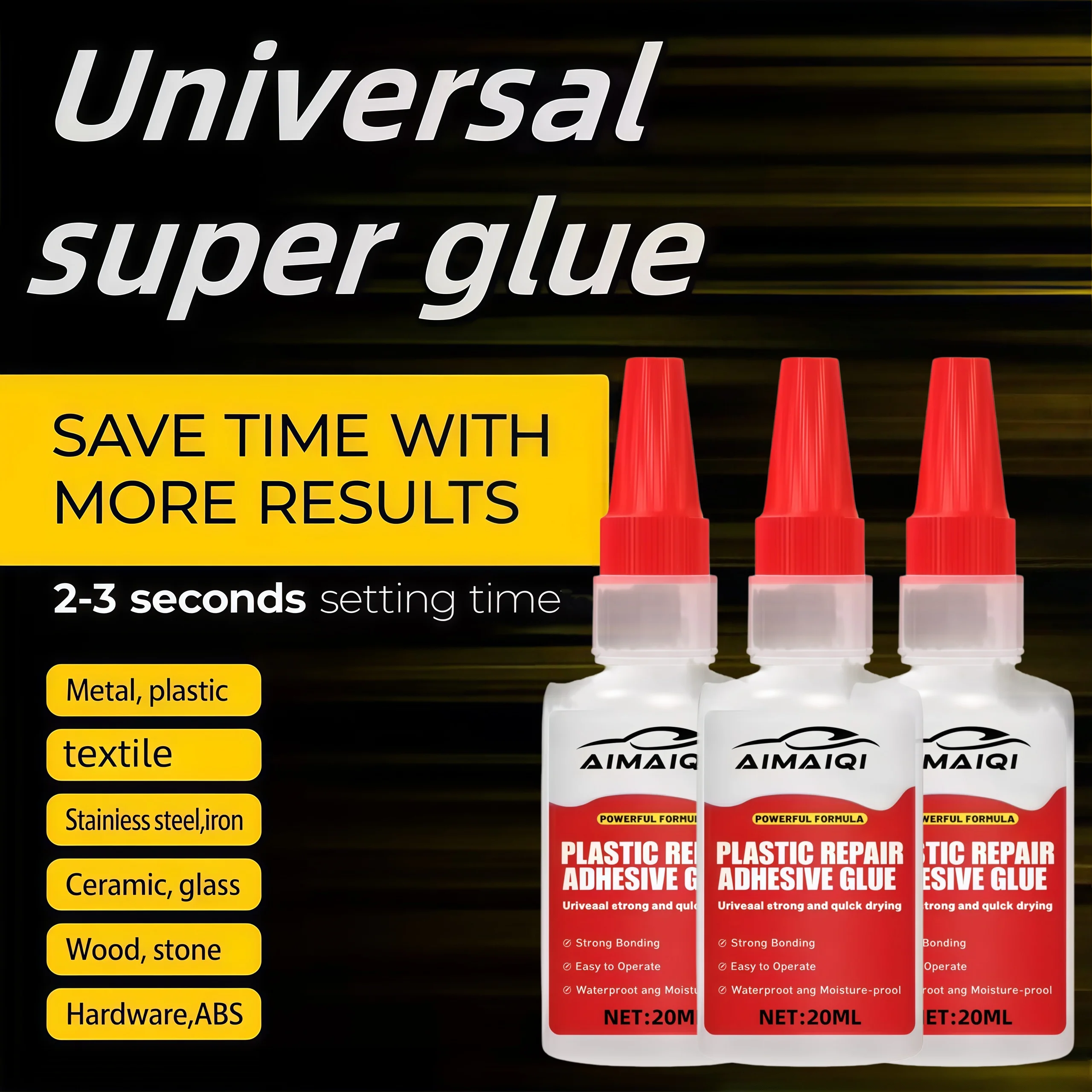 Professional Automotive Repair Glue Waterproof Heat Resistant for Vehicle Crack Repair