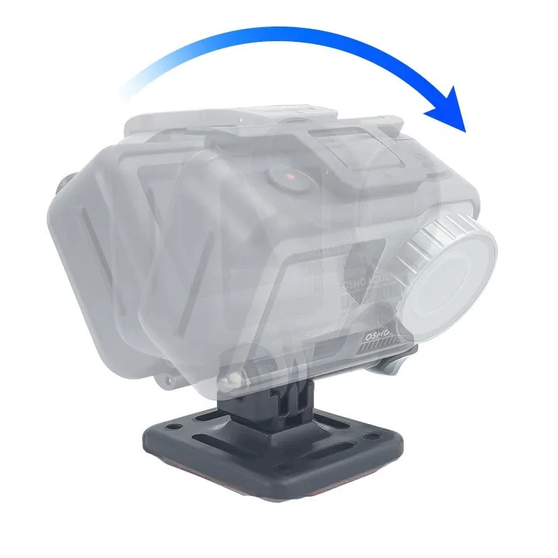 قاعدة وحدة التحكم المركزية للسيارة، حامل برغي مرن لاصق مناسب لـ GoPro Hero لملحقات كاميرا DJI OSMO Action