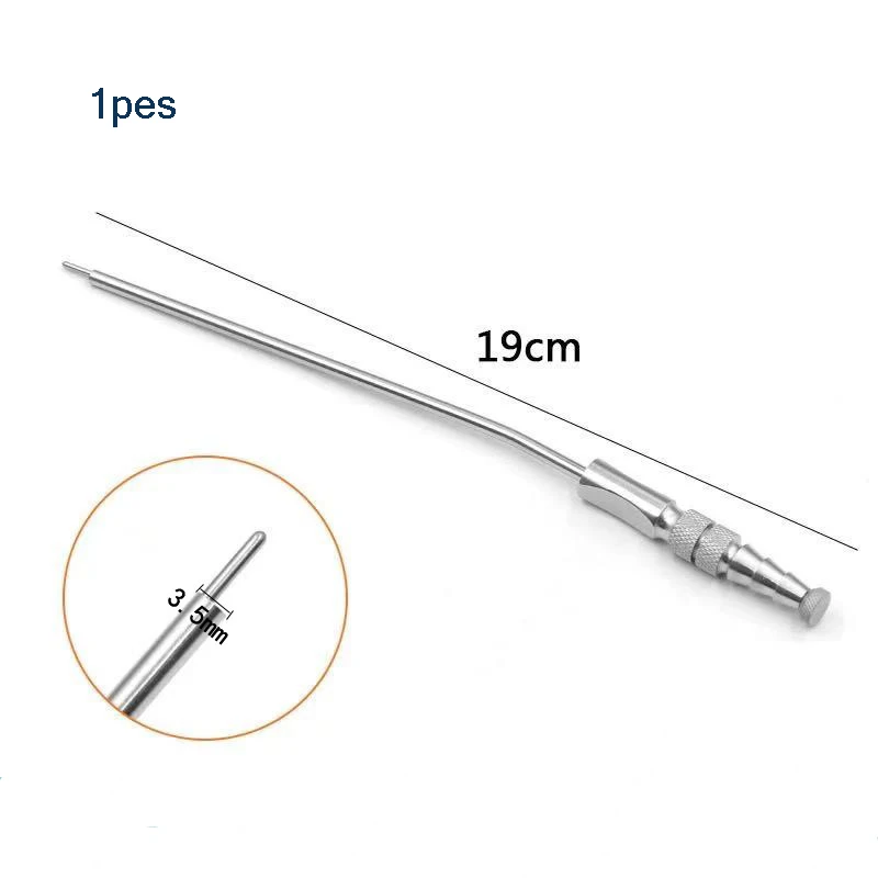 Roestvrijstalen Nasale Aspirator Neusgeleidebuis Nasale Plastic Instrument Nasale Irrigatie Punctie Maxillaire Aspiratie Buis