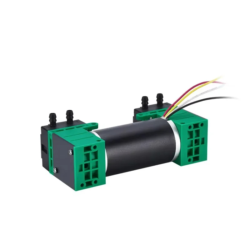 24V DC Brushless Double Head Micro Vacuum Pump Speed Adjustable High Negative Pressure Compression Air Pump G3BL-2 12V