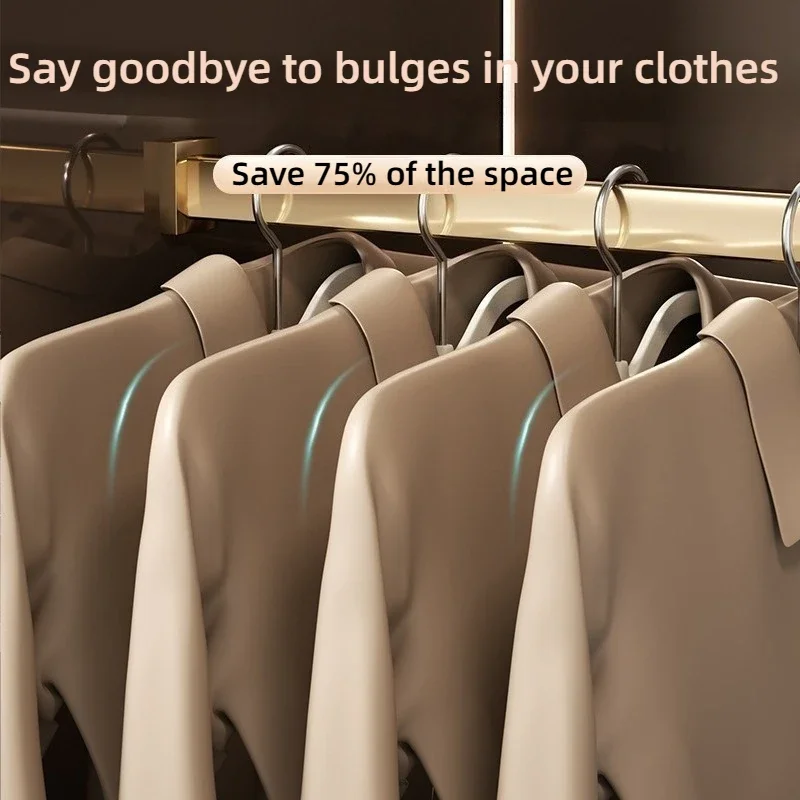 10/20PCS Ultra-thin Space-Saving Hangers Durable Clothing Rack with Swivel Hook for Sweater Shirts Lightweight Clothes Organizer 3