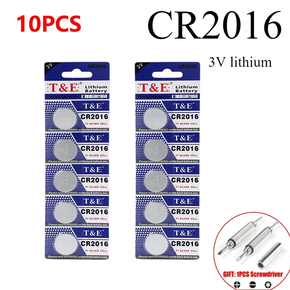 2-50 Uds 80mAh CR2016 pilas tipo moneda CR 2016 DL2016 BR2016 LM2016 ECR2016 3V batería de botón de litio para reloj llave remota