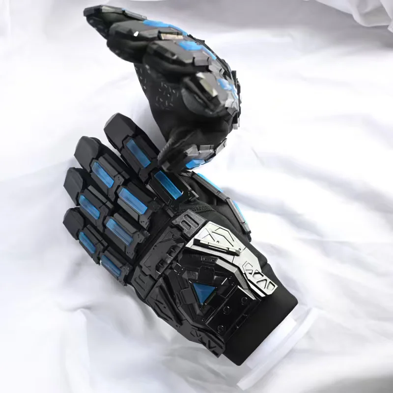 Multifunctional Luminous Tactical Hand Armor Punk Mechanical Gloves Unisex Sci-fi Mecha Cosplay Props Outdoor Motorcycle Gloves