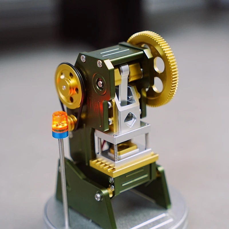 نموذج آلة الختم المصغر نموذج ختم كهربائي لعبة زخرفة ميكانيكية #2