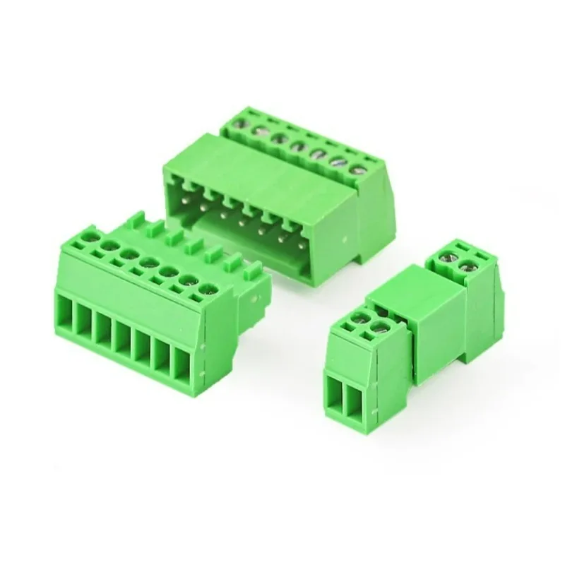 10Pairs pitch 2.54mm 2p-24pin small volume 15EDGKP-2.54mm small pitch solderless air butt  miniature male and female plug