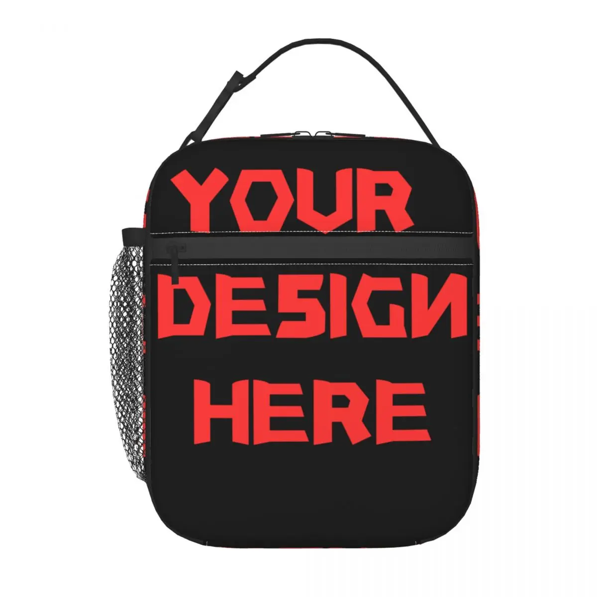 

Lunch Bag Custom Customize Logo Your Design Here Portable Lunch Box For Student School Cooler Bag Oxford Thermal Tote Handbags