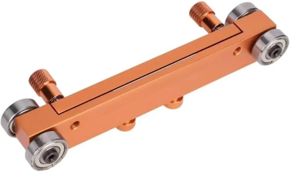 

Guitar Nut Saddle Polishing Tool Adjustable Sander, Precision Surface Finishing Setup Accessory: Flat Abrasive Sanding Base-Height Control Adjustment Structure | Guitar Nut Slot/Saddle Shaping
