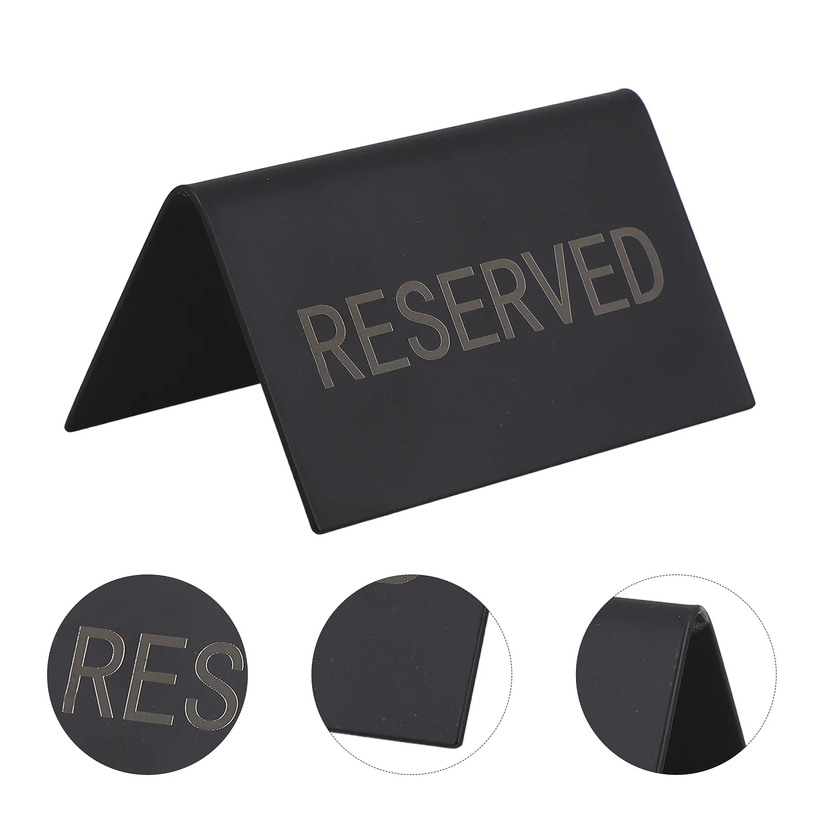 Seat Plate Restaurant Reserved Signs Seating Tents Wedding for Tables Food Party Buffet Service Hotel Guide