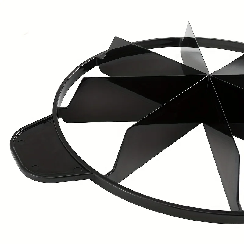 قطعة واحدة من قطاعة الكيك والخادم - قطاعة كيك دائرية، حتى مع 6/8 شفرات مثلثة لآلات الخبز والحلويات والجبن