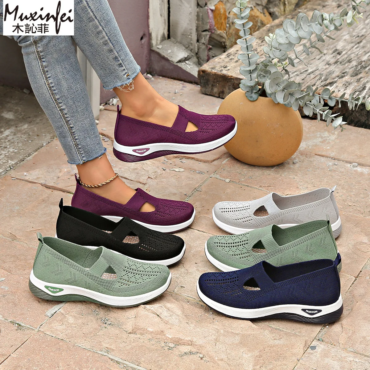 

2025New Women Shoes Anti Slip And Wear-Resistant Casual Sneaker Soft Sole Comfortable Women'S Summer Shoes Cheap Shoes Clearance