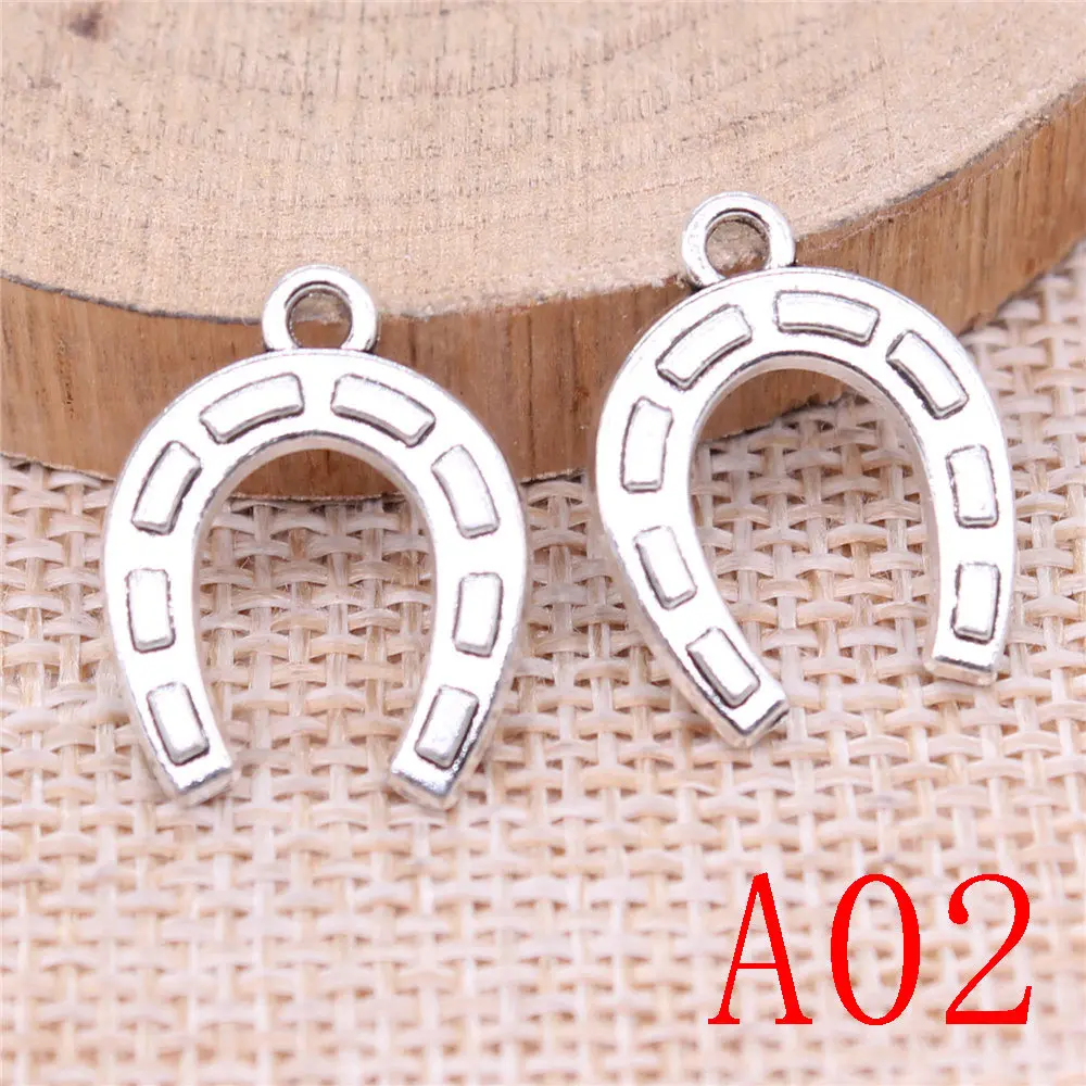 New Arrival Horseshoe Horse Head Charms For Jewelry Making Gifts For Women