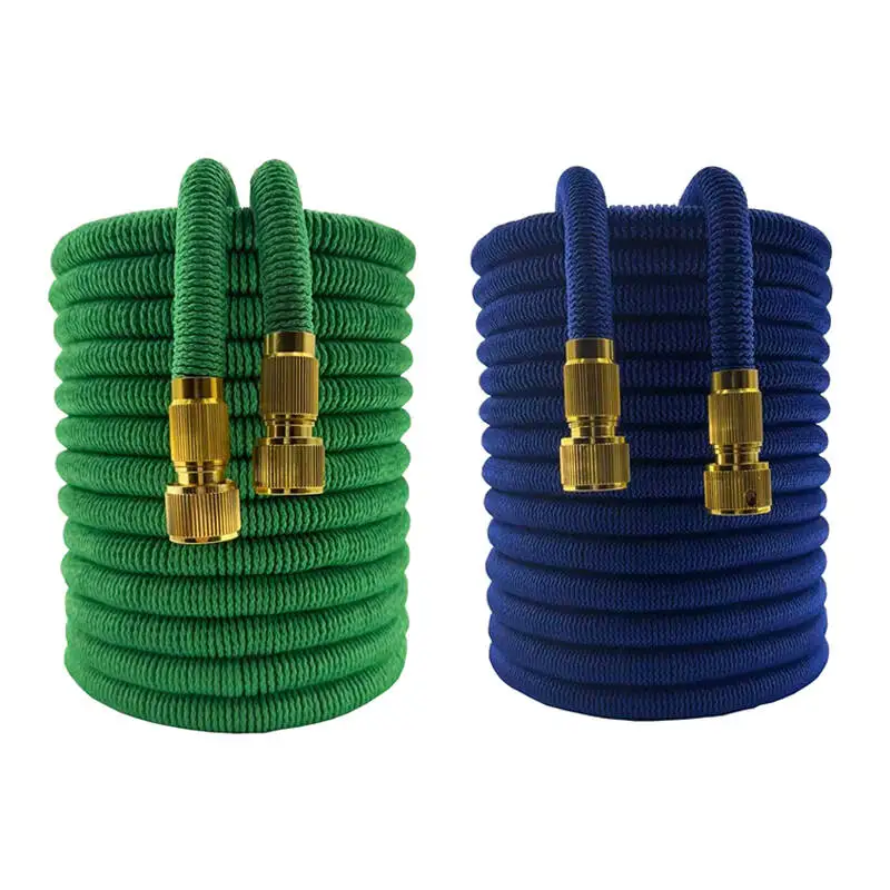 25FT-100FT Garden Hose High Pressure Car Cleaning Wash Pipe Courtyard Irrigation Watering Tool Extensible Flexible Magic Hose