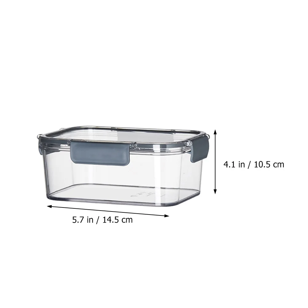 

Food Storage Containers 450Ml Airtight Plastic With 360° Seal Leak Proof For Fridge Organizer Stackable Fresh Keeping Bpa