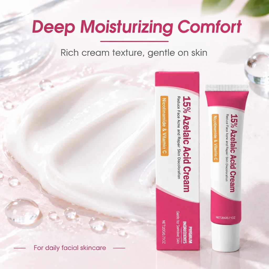 15% Azelaic Acid Face Cream Facial Essence Cream Controls Oil Moisturizes Skin Suitable For Sensitive Skin Daily Facial Care