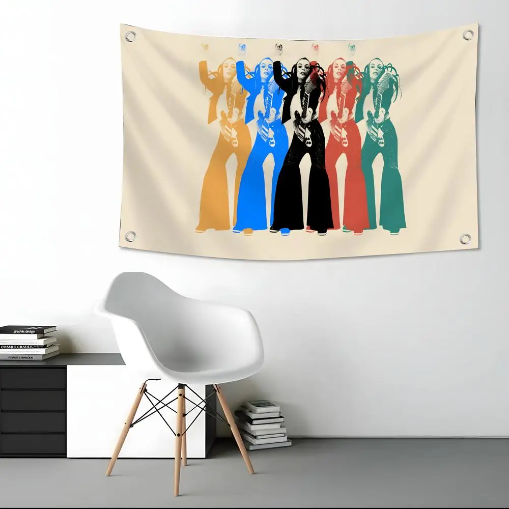 Art Rock Producer B-brian Eno Flags  Camping Outdoor Garden room Decor  Wall Art Family Gifts