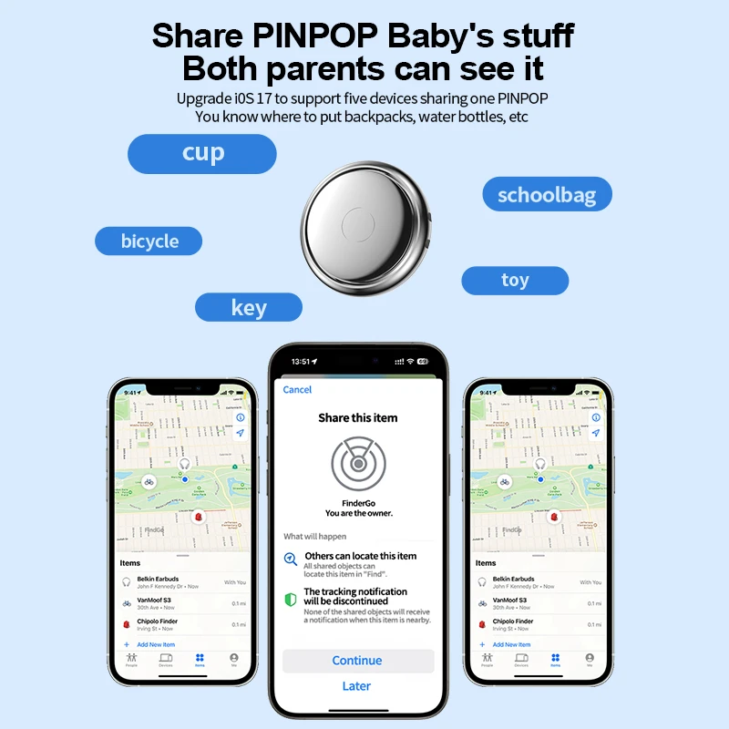 Novo rastreador gps para animais de estimação, idosos, crianças, dispositivo de prevenção de perda de chave, carteira, carro, bluetooth, galvanoplastia, rastreador para apple encontrar meu