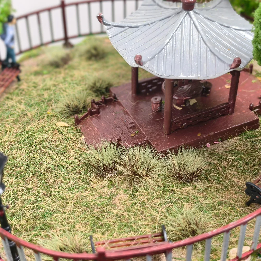หญ้าจิ๋ว MM Height สำหรับงานโมเดลสถาปัตยกรรม ฉากจำลอง DIY บ้านตุ๊กตา งานประดิษฐ์ HO N