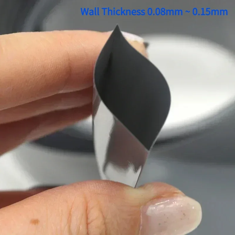 1M ~ 20M Grey Battery Films Width 17mm ~ 450mm Insulated Sleeving Protection Wrap PVC Heat Shrink Tube for Lithium Battery Packs